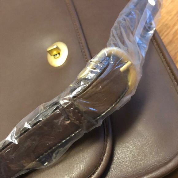 Large Dark Brown Crossbody Bag in Dark Brown Mocca Sense of Function by America - Picture 4 of 14